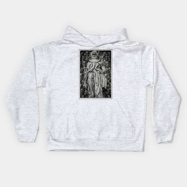 Scary Bones Kids Hoodie by The Sarah Gibs